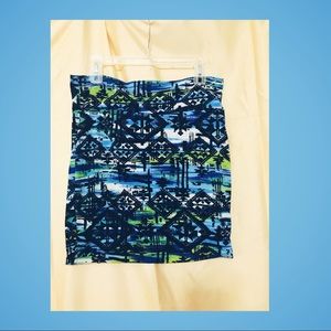 Tribal mini skirt